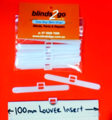 Vertical Blind Louvre Inserts 20 Pack (100mm)